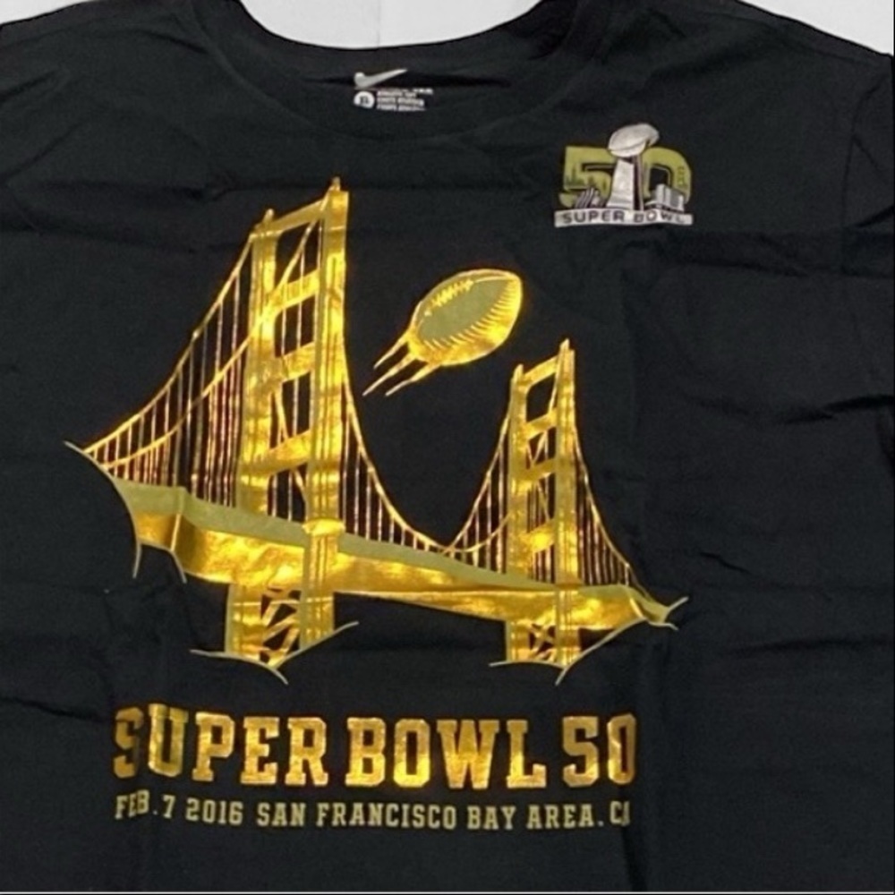 Nike Super Bowl 50 San Francisco T-shirt Size XLarge